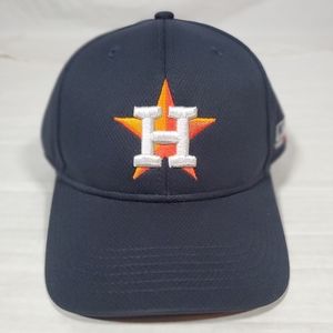 NWOT HOUSTON ASTROS MESH TEAM MLB OC SPORTS OSFM STRAPBACK BASEBALL HAT CAP
